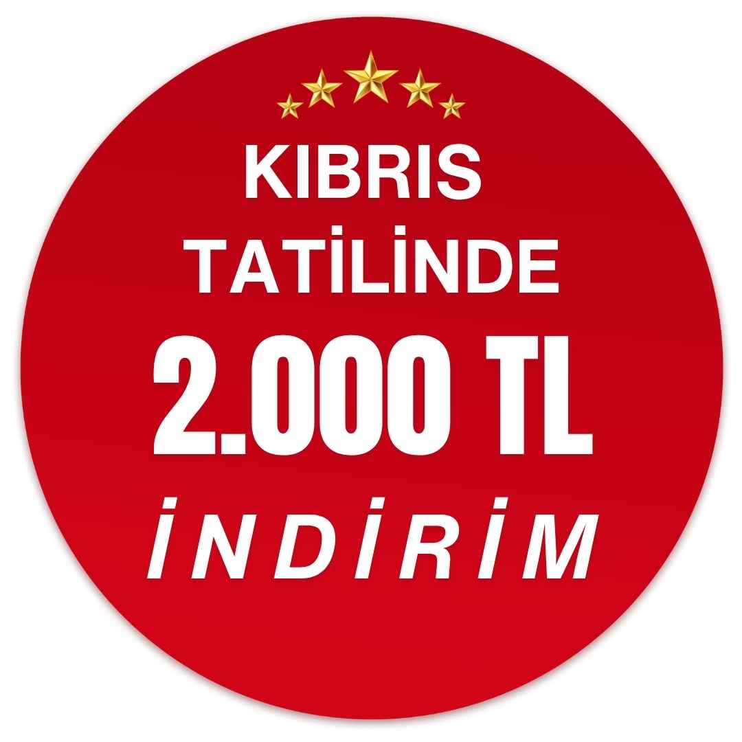 Herşey Dahil Konsept Kıbrıs Otel Tatillerinde Anında 2.000 TL indirim