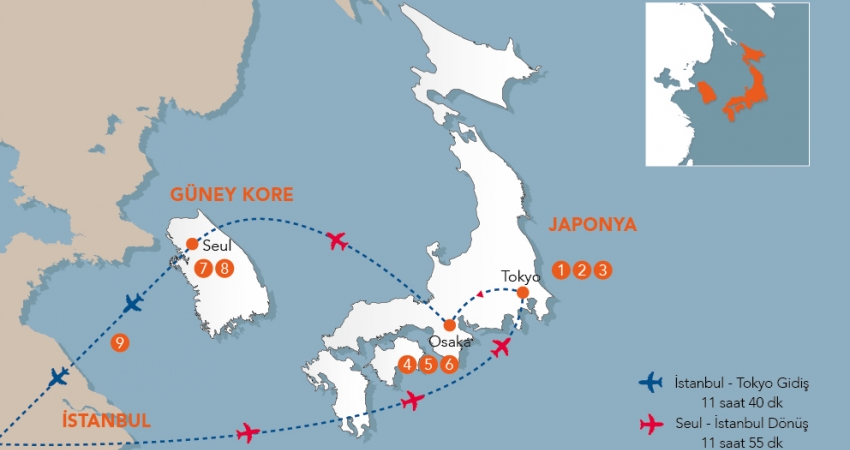 Class Japonya Turu I Ekstra Turlar Dahil I Etihad Hava Yolları ile I 6 Gece 8 Gün