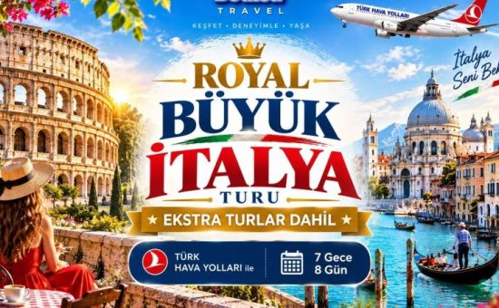 Royal Büyük İtalya Turu  │  Ekstra Turlar Dahil  │  7 Gece - 8 Gün  │  THY ile (BRI - VCE)