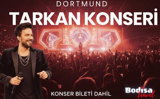Dortmund Tarkan Konseri Turu  |  Konser Bileti Dahil  |  2 Gece - 3 Gün  |  Pegasus HY ile