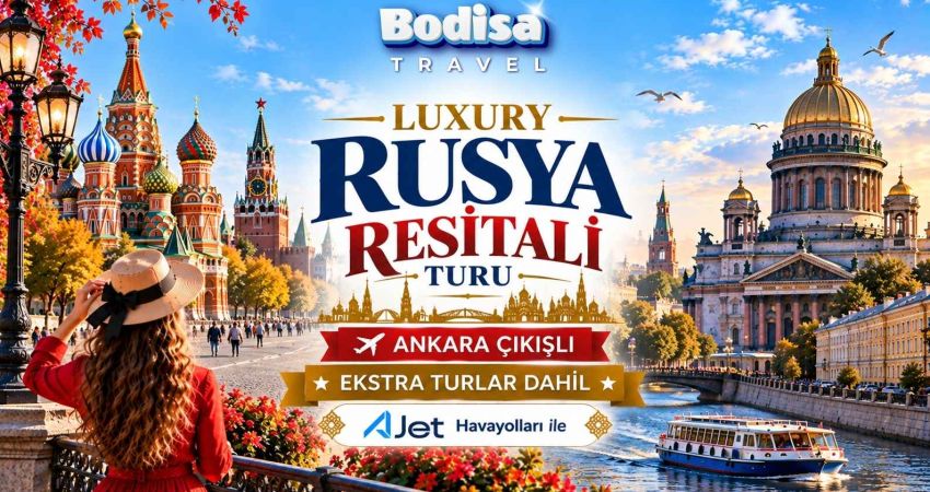 Luxury Rusya Resitali Turu  │  Ankara Çıkışlı  │  Ekstra Turlar Dahil  │  5 Gece  │  Ajet ile (LED-VKO)